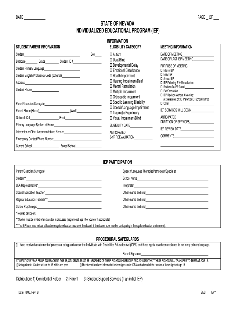 Iep Template: Fill Out &amp;amp; Sign Online | Dochub with IEP Sample Template