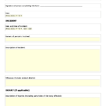 Incident Report Template | Onlyoffice For Incident Report Form Sample Templates