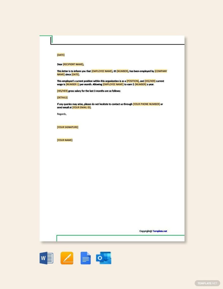 Address Verification Letter Template Sample