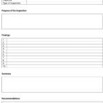 Inspection Report Templates: Download & Print For Free! Pertaining To Inspection Report Template Sample