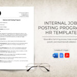 Internal Job Posting Program Hr Template In Word, Pdf, Google Docs Within Internal Job Posting Sample Template