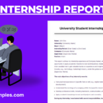 Internship Report   20+ Examples, Format, How To Write, Pdf Throughout Internship Journal Sample Template