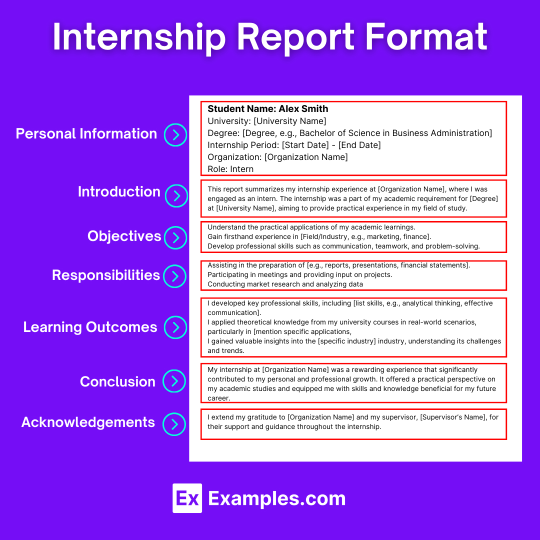 Internship Report - 20+ Examples, Format, How To Write, Pdf with Internship Journal Sample Template