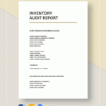 Inventory Audit Report Template In Google Docs, Word, Pages Inside Sample Audit Report Template