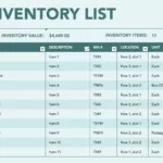 Inventory Templates | Microsoft Create For Inventory Sample Template