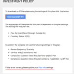 Investment Policy Statement – Firmplus   Retail With Regard To Investment Policy Statement Sample Template