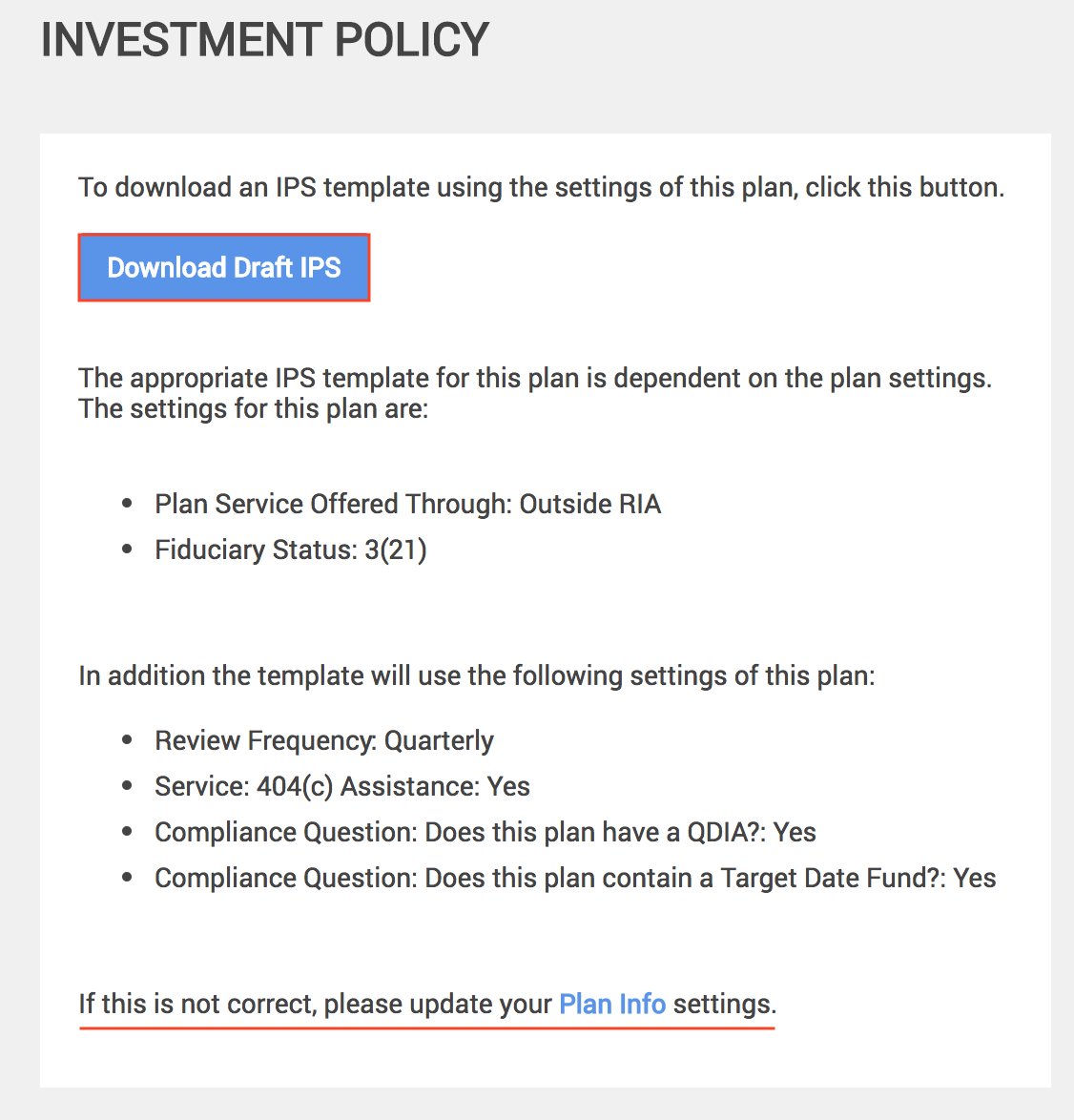 Investment Policy Statement – Firmplus - Retail with regard to Investment Policy Statement Sample Template