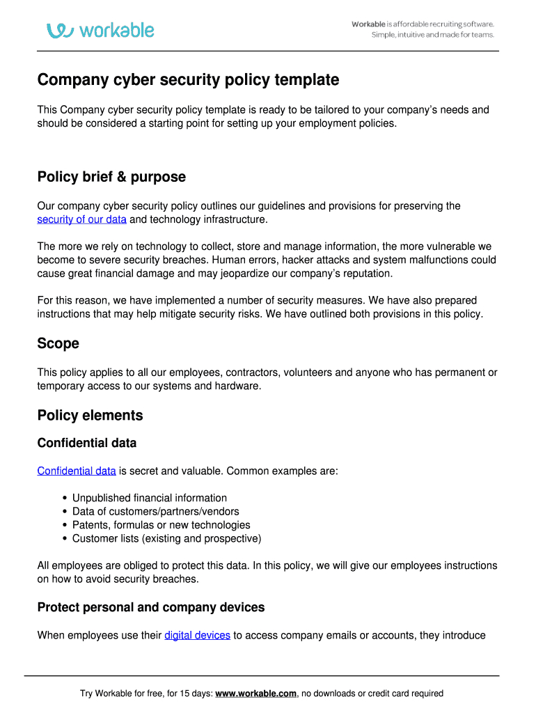 It Security Policy Template: Fill Out &amp;amp; Sign Online | Dochub inside Information Security Policy Template Sample