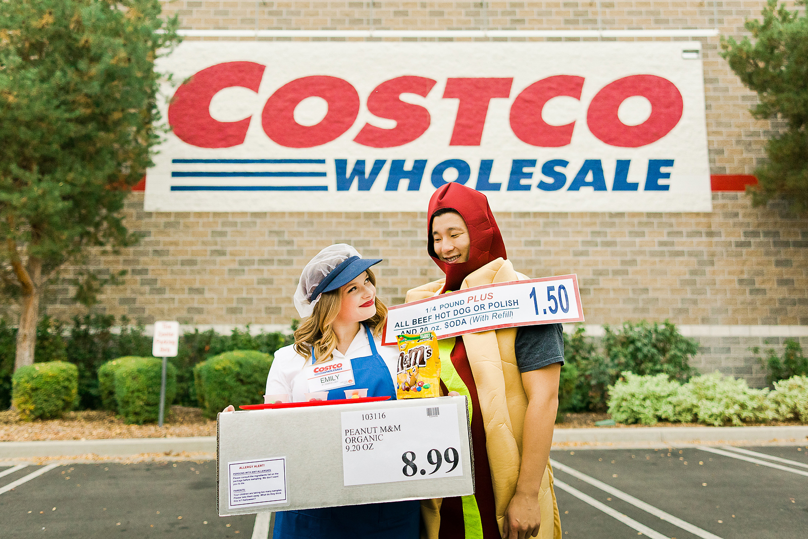 Kim Fam Costumes 2016 | Costco Sample Lady + Hotdog Costumes That for Costco Sample Sign Template