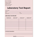 Laboratory Test Report Template For Weekly Test Report Template Within Test Report Sample Template