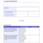 Lesson Plan Example   Venngage Pertaining To Learning Plan Sample Template