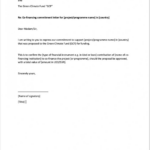 Letter Of Commitment Template – Great Professional Throughout Throughout Commitment Letter Template Sample