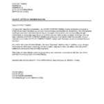 Letter Of Indemnification To Former Director Template 2024 For Indemnity Letter Template Sample