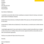 Letter Of Intent For Business Printable Template Throughout Business Letter Of Intent Sample Template