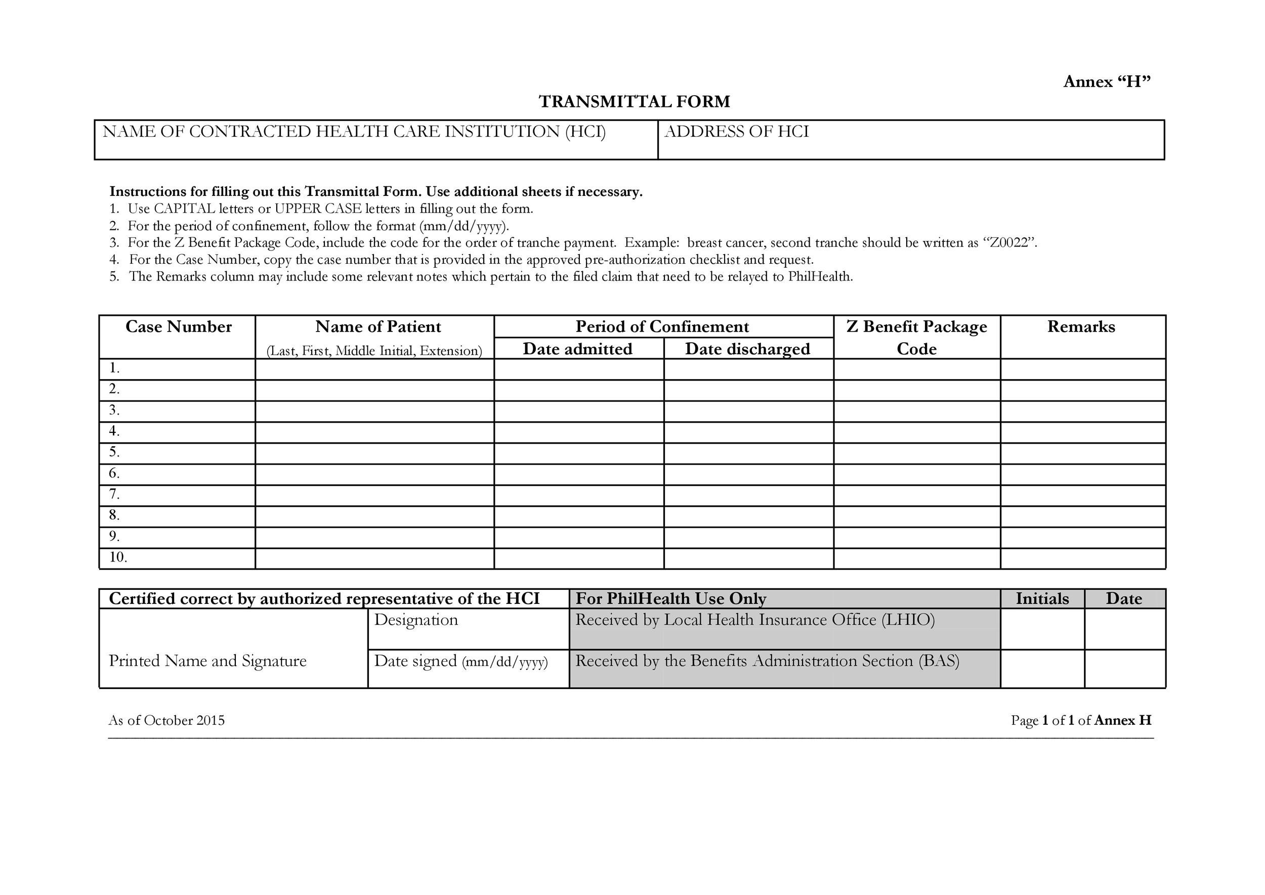 Letter Of Transmittal - 40+ Great Examples &amp;amp; Templates ᐅ Templatelab pertaining to Transmittal Form Sample Template