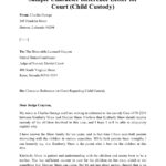 Letter To Judge Template Regarding Letter To Judge Template Sample