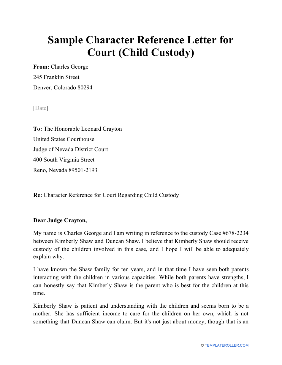 Letter To Judge Template regarding Letter to Judge Template Sample