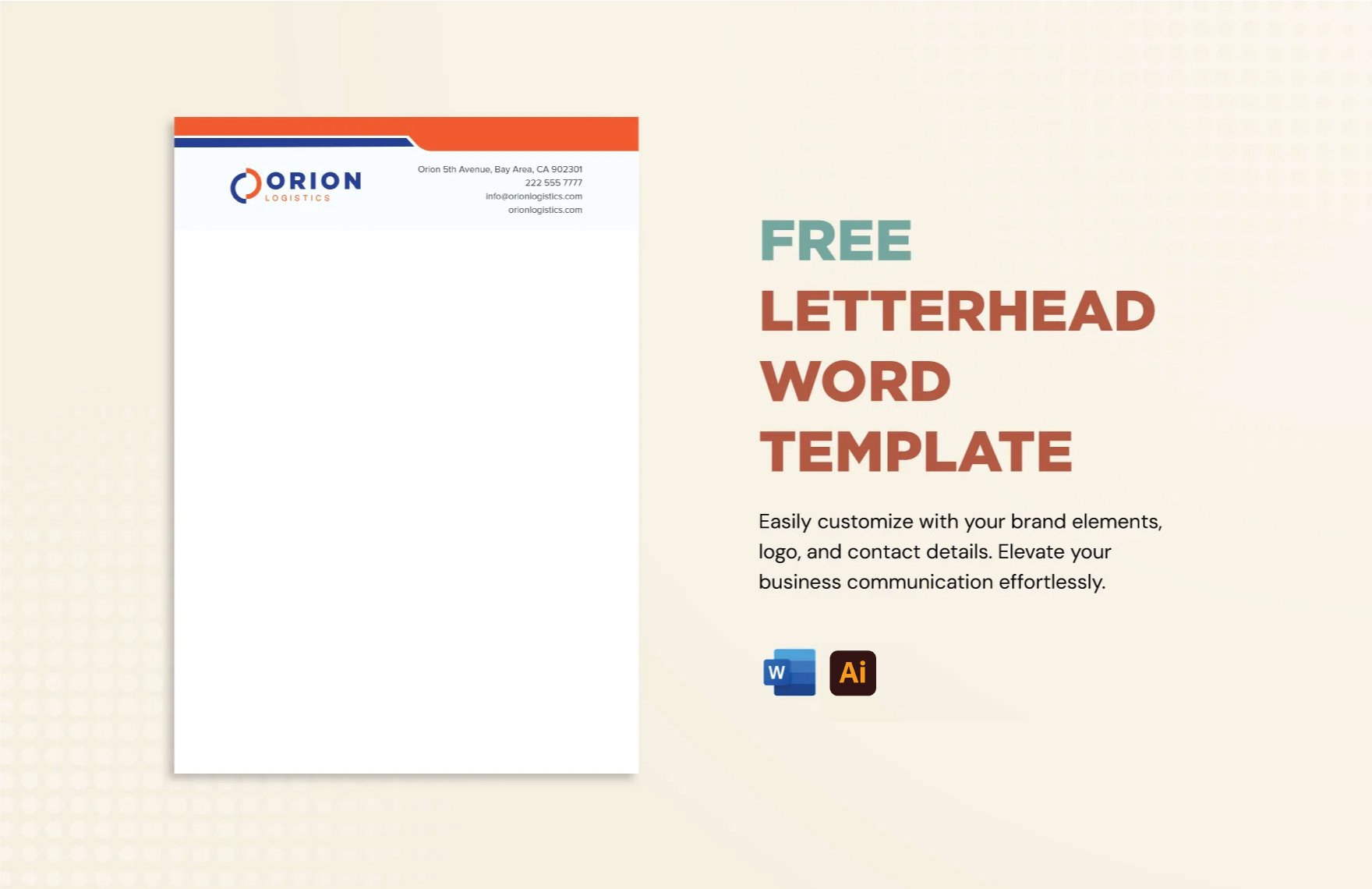 Letterhead Templates In Word - Free Download | Template pertaining to Letterhead Sample Templates