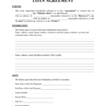 Loan Agreement Template & Best Practices | Pdf Agile Pertaining To Loan Agreement Template Sample