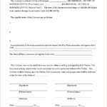 Louies Sm   Simple Sample Template Throughout Agreement Contract Sample Template