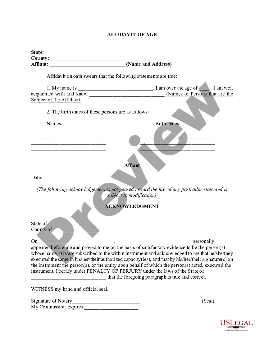 Maricopa Arizona Affidavit Of Age - I 751 Sample Affidavit Of regarding I-751 Affidavit Sample Template