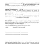 Maryland Last Will And Testament Templates (Free) [Word, Pdf, Odt] Intended For Will Template Sample For Maryland