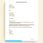 Medical Authorization Letter Template   Word | Pdf   Highfile In Authorization Sample Template