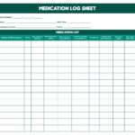 Medication Log Sheet   10 Free Pdf Printables | Printablee With Regard To Medication Sample Log Template