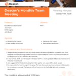 Meeting Report Template   Venngage Inside Conference Report Sample Template