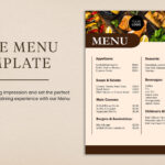 Menu Template In Png   Download | Template In Free Menu Sample Templates