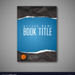 Modern Abstract Blue Book Cover Template Vector Image Intended For Book Cover Sample Template