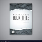 Modern Abstract Book Cover Template Royalty Free Vector Regarding Book Cover Sample Template