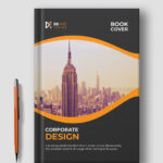 Modern Book Cover Design Template Within Book Cover Sample Templates