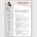 Modern Resume Template | Free Download | Word & Pages Pertaining To Free Curriculum Vitae Sample Templates