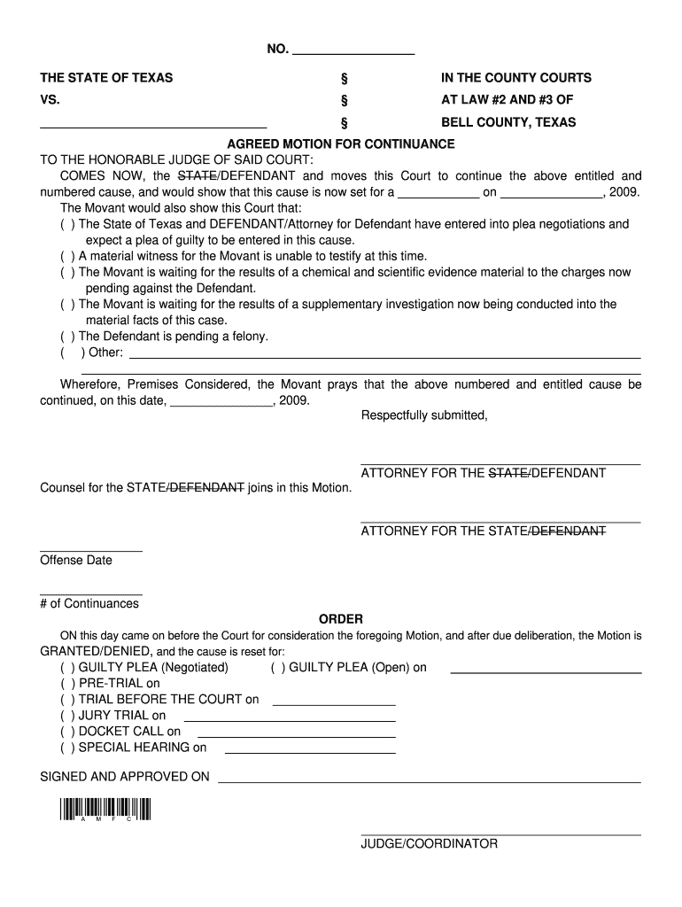 Motion For Continuance: Fill Out &amp;amp; Sign Online | Dochub with regard to Motion for Continuance Sample Template