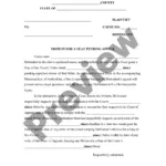 Motion For Stay Pending Appeal And Notice Of Motion   Motion To For Reconsideration Motion Sample Template