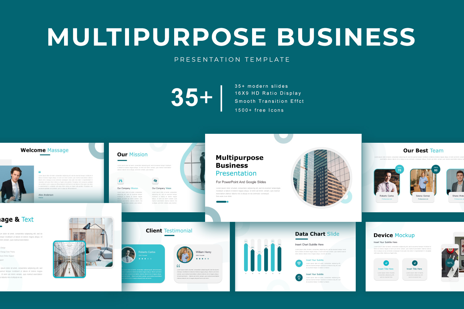 Multipurpose Business Presentation | Slidestack pertaining to Business Presentation Sample Templates