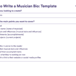 Musician Bio Templates: How To Write & Examples In Musician Bio Sample Template