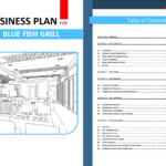 New Restaurant Business Plan Template   Graphics Enhanced Version For Restaurant Business Plan Template Sample