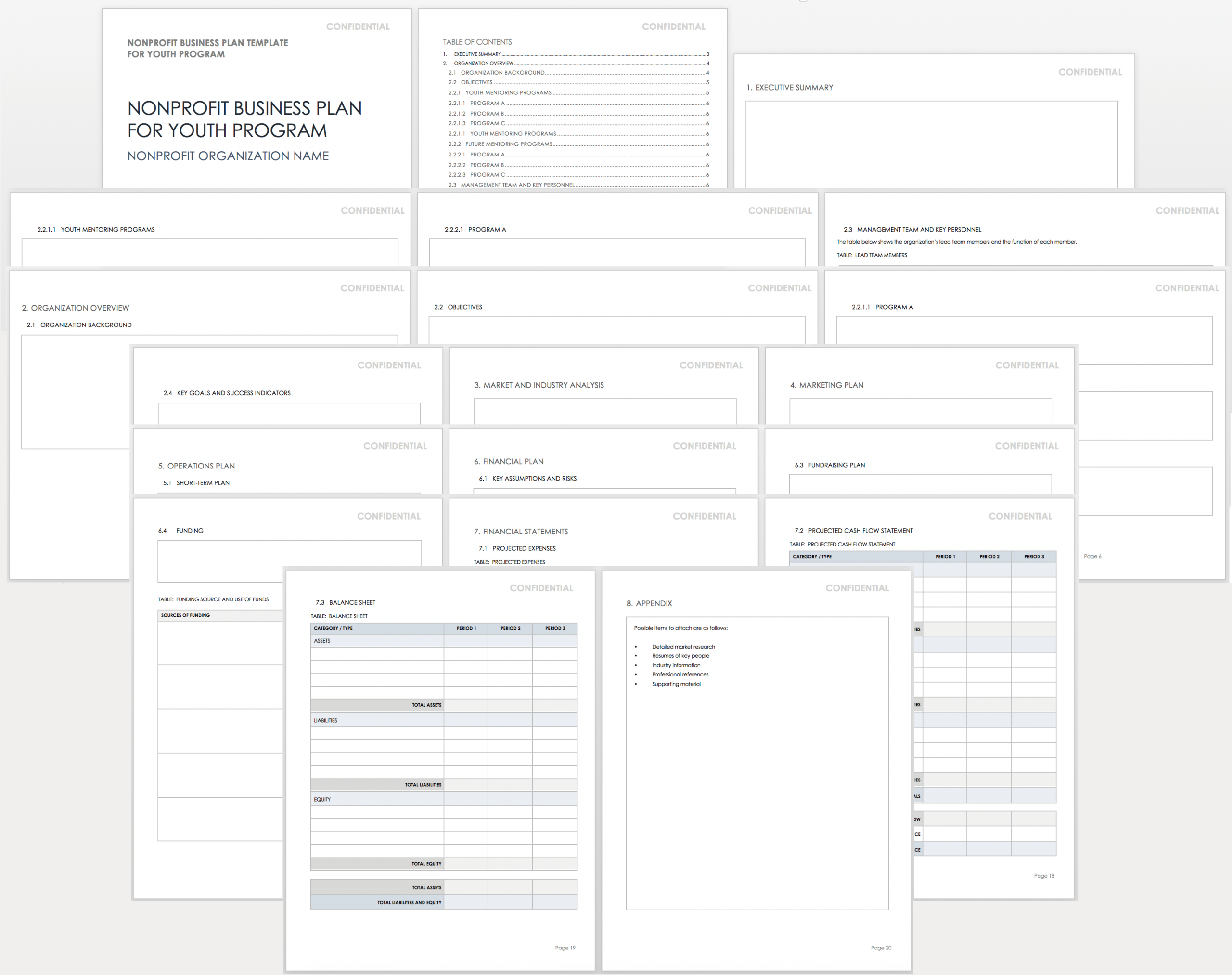 Nonprofit Business Plan Templates | Smartsheet pertaining to Non-Profit Business Plan Template Sample