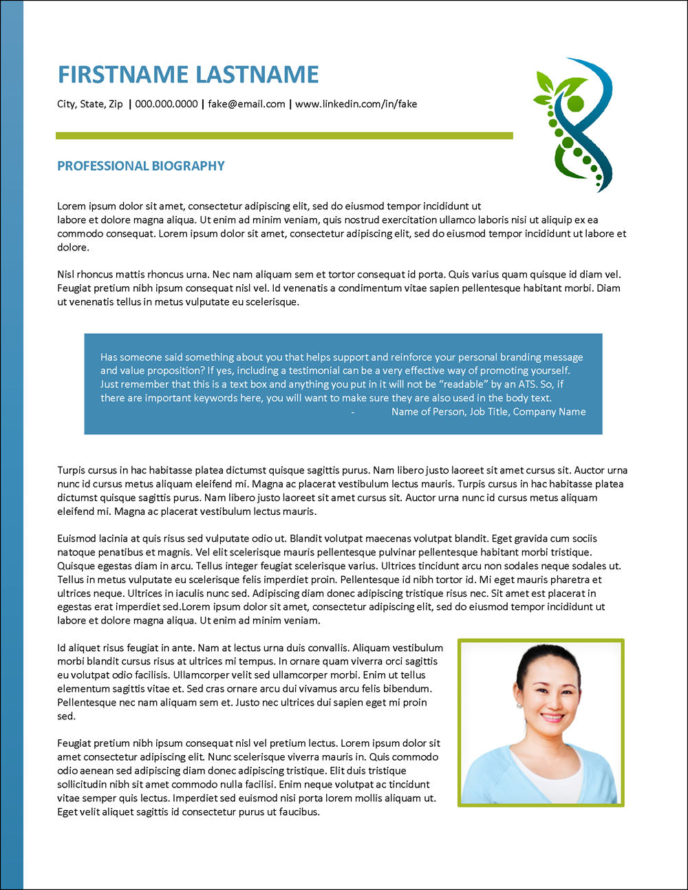 Nursing Edge Biography, References &amp;amp; Cover Letter Templates throughout Registered Nurse Professional Biography Sample Template