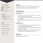 Nursing Resume: Job Description, Sample & Guide With Regard To Nursing Resume Template Sample