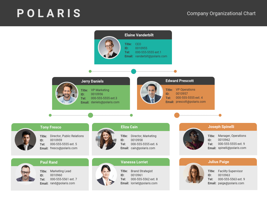 Organizational Chart: Definition, Examples &amp;amp; Templates - Venngage with Organizational Chart Sample Template