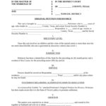 Original Petition For Divorce: Pre Built Template | Airslate Signnow Intended For Divorce Petition Sample Template