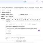 Out Of Office Email Templates Inside Out Of Office Email Template Sample