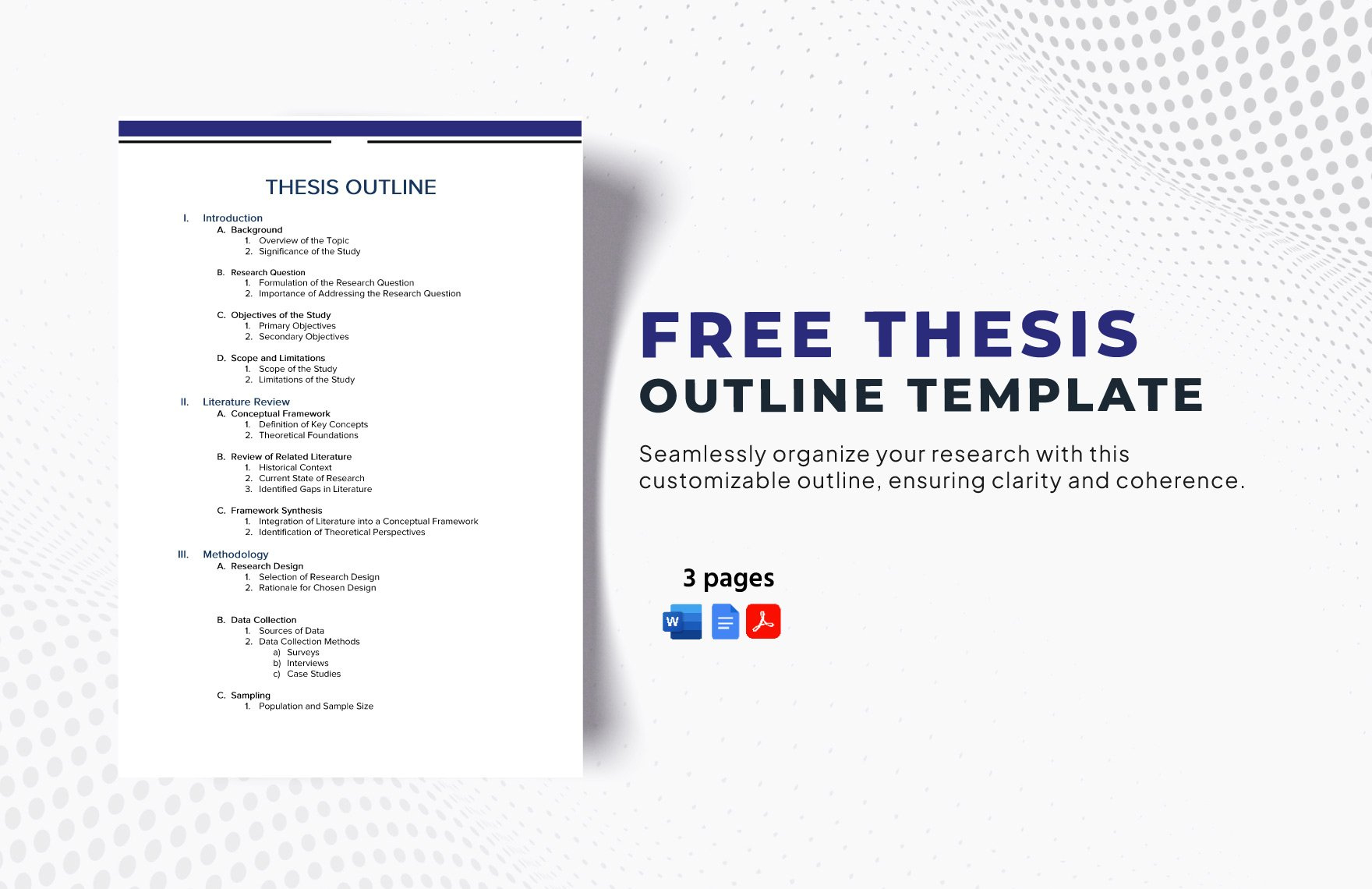 Outline Templates In Word - Free Download | Template throughout Presentation Outline Template Sample