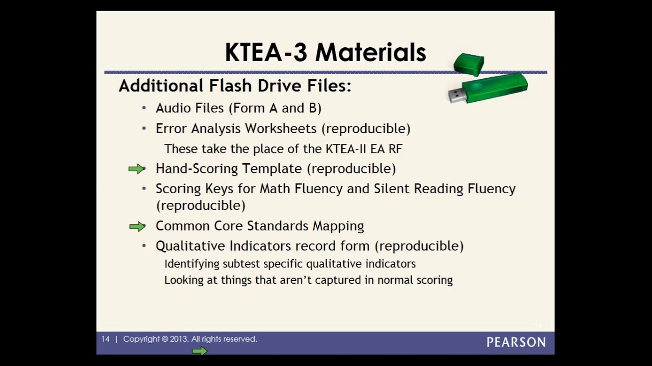 Overview Of The Ktea-3 Part I intended for Ktea 3 Sample Report Template