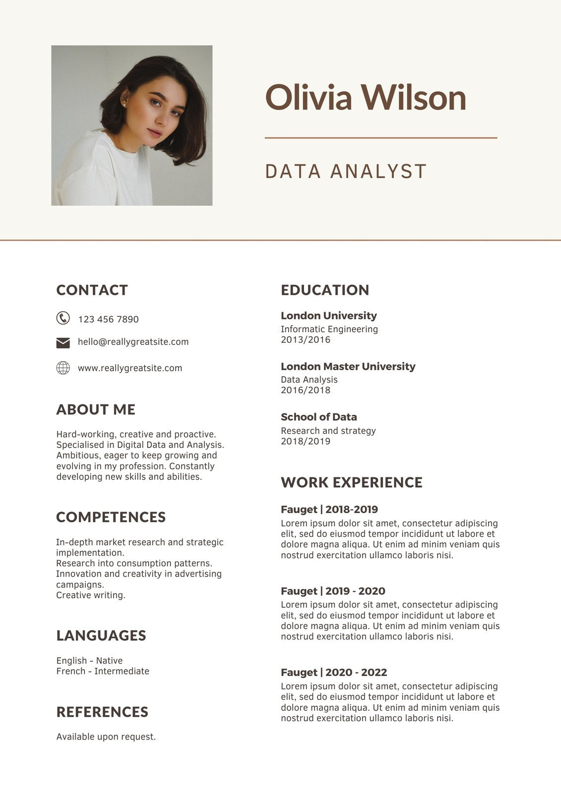 Page 3 - Free Professional Simple Resume Templates To Customize regarding Simple Resume Templates Sample