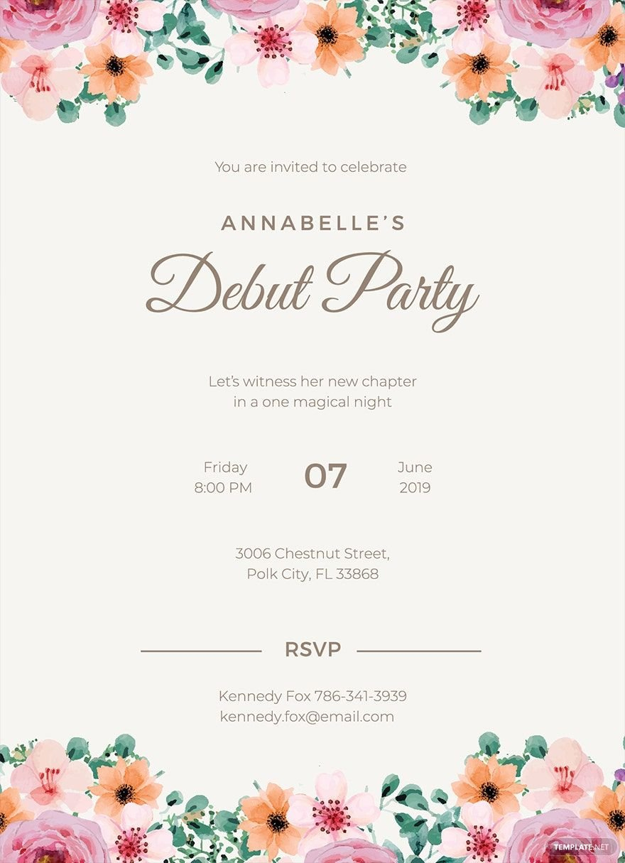 Party Invitation Templates In Word - Free Download | Template intended for Invitation Template Sample