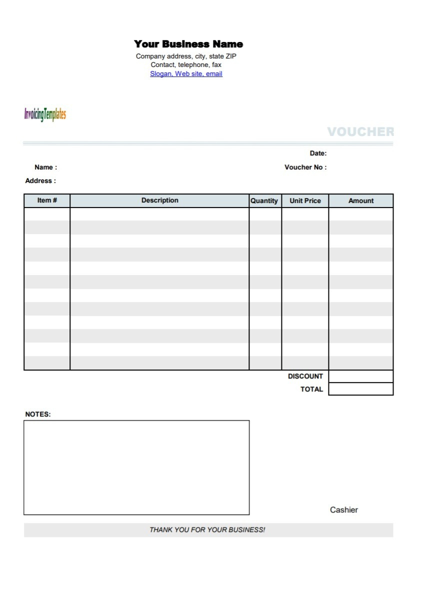 Payment Voucher Template | Free Word Templates within Payment Voucher Sample Template